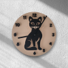 Horloge chat noir
